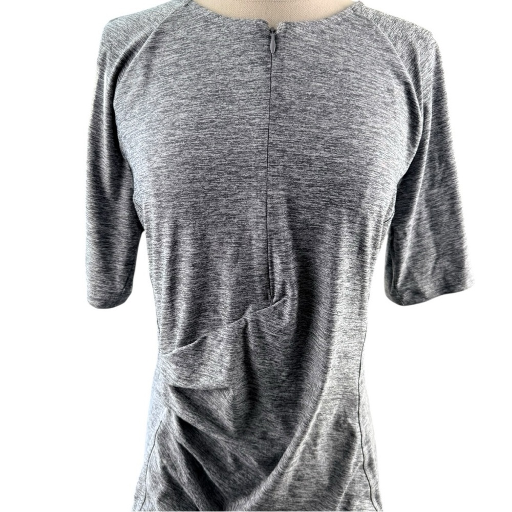 Athleta Heather Gray Short Sleeve Top